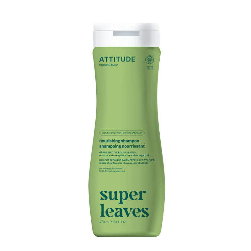 ATTITUDE Super Leaves Shampoo Nourishing & Strengthening : Super leaves™ : Restores and strengthens dry and damaged hair 11093_en?_main? 473 mL