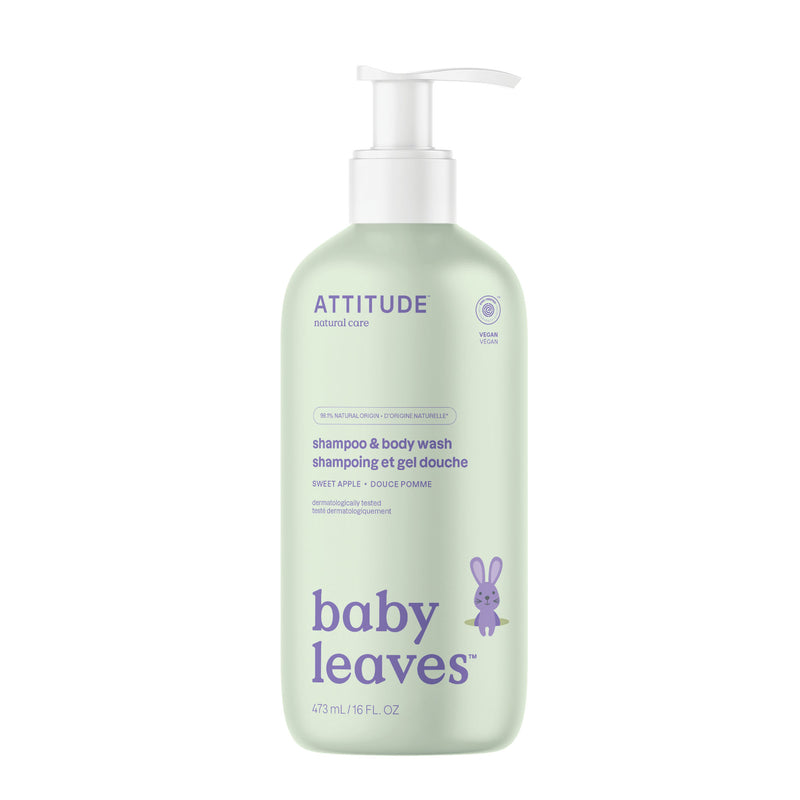 2 en 1 Shampoing et Gel Nettoyant : baby leaves™