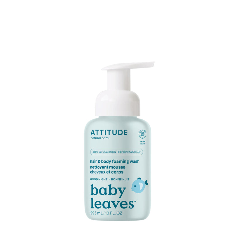 2-in-1 Hair and Body Foaming Wash : BABY LEAVES™