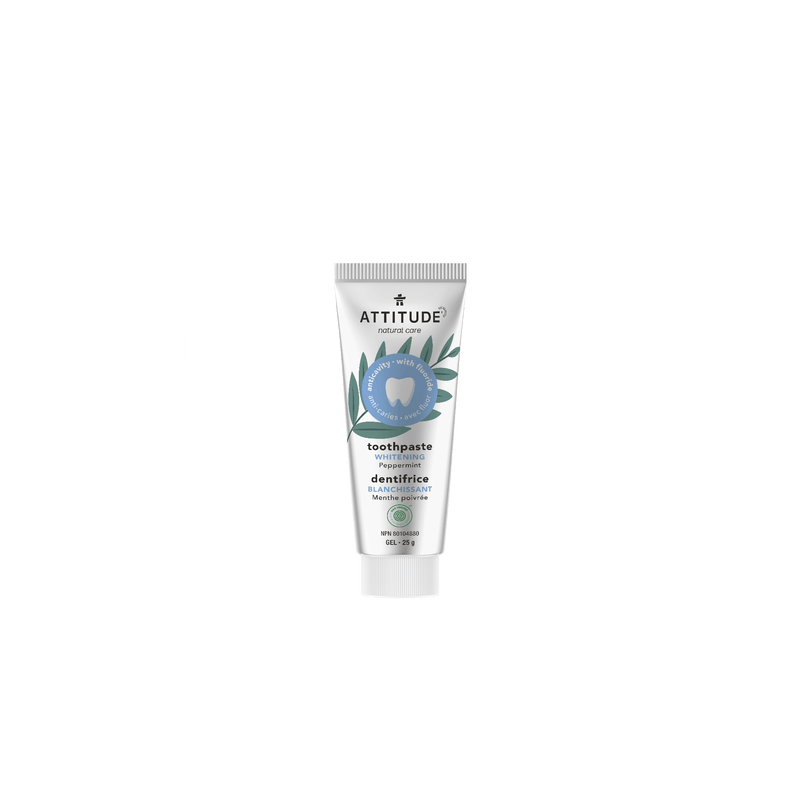ATTITUDE Adult Travel size Toothpaste with Fluoride Whitening Peppermint_en?_main? 25g