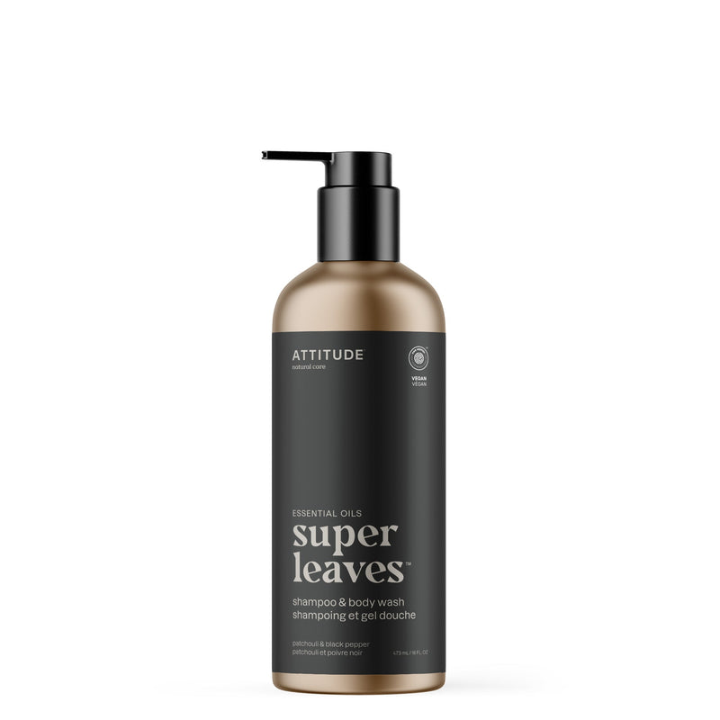 2-In-1 Shampoo & Body Wash : SUPER LEAVES™ | ESSENTIAL OILS