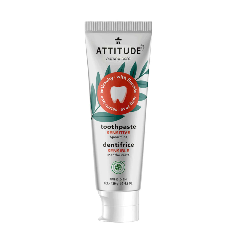 ATTITUDE Adult Toothpaste with Fluoride Sensitive Spearmint_en?_main? 120g