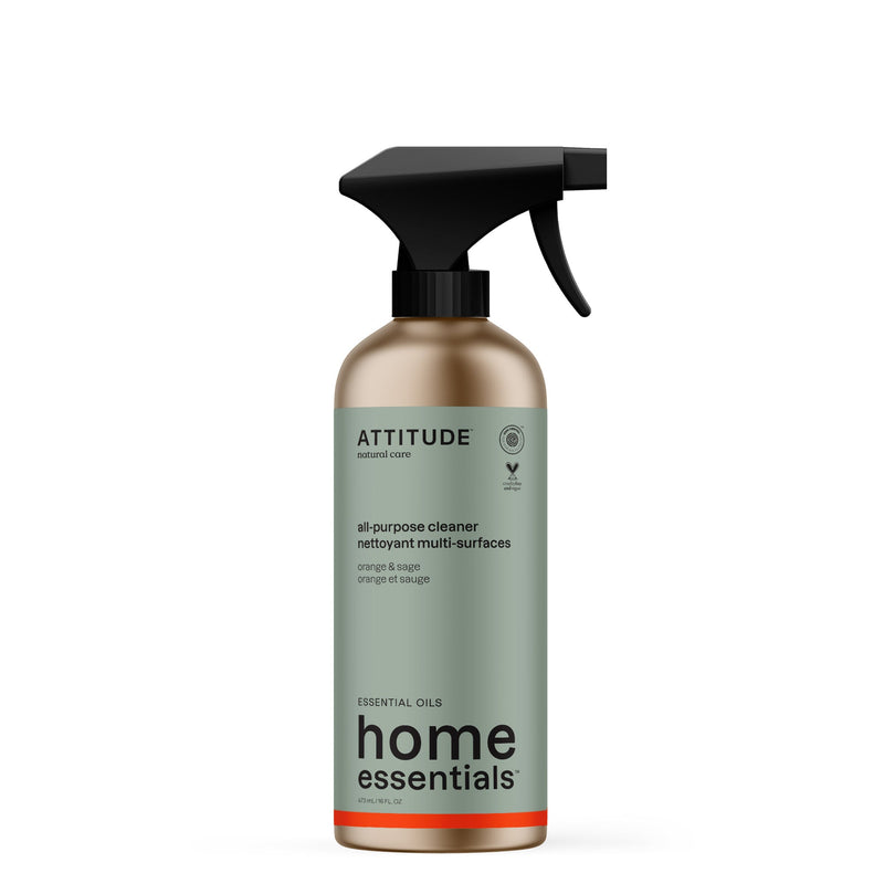 ATTITUDE Home Essentials Essential oils All-Purpose Cleaner 19186_en?_main? Sage & Orange 473 mL