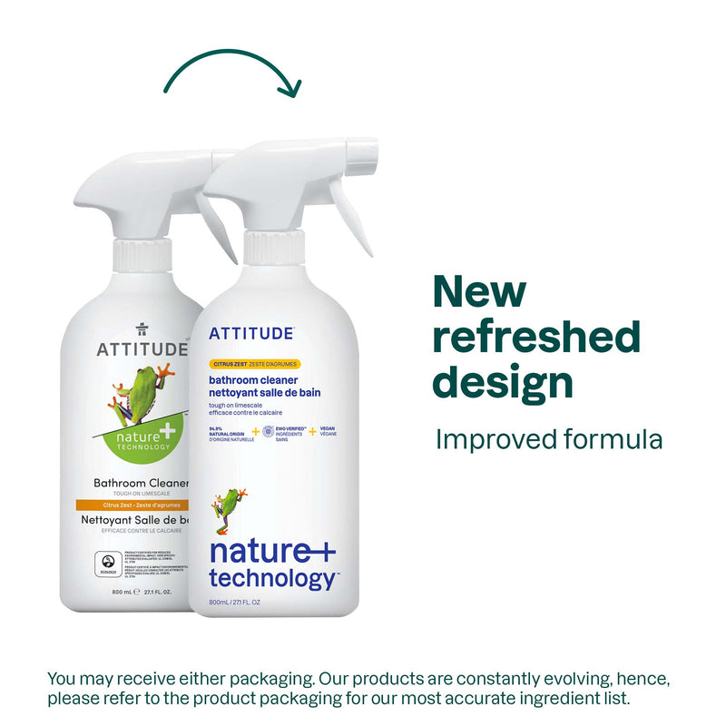 ATTITUDE Nature+ Bathroom Cleaner Citrus Zest 10480_en?_main? Citrus Zest / Bottle 27 FL. OZ.