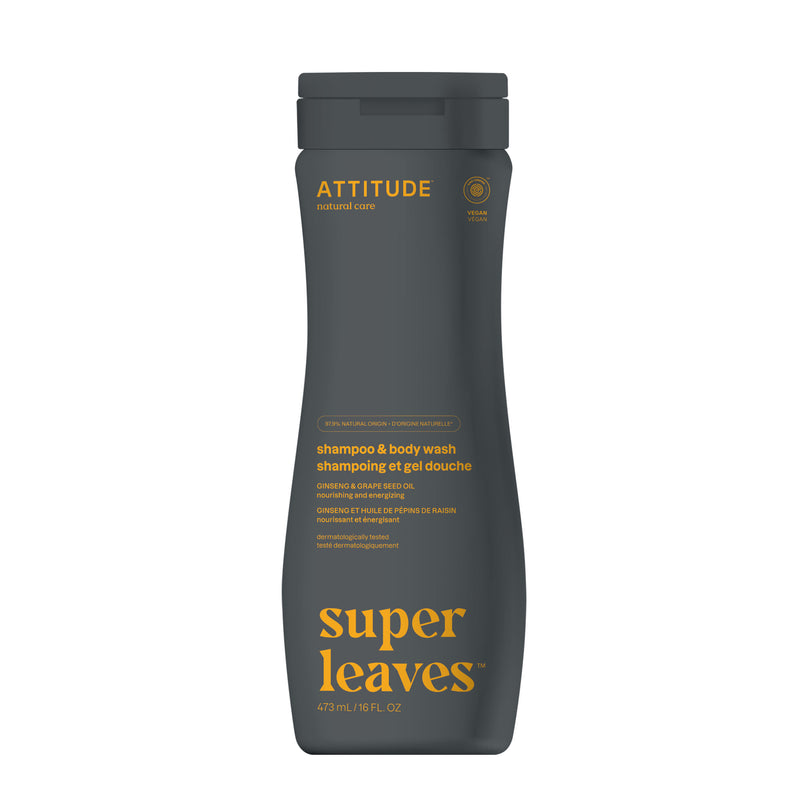 2 en 1 Shampoing et Gel Nettoyant Sport : SUPER LEAVES™