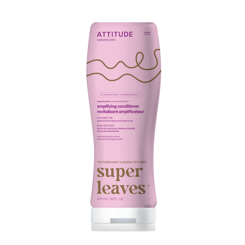 Amplifying conditioner for curly hair : SUPER LEAVES™