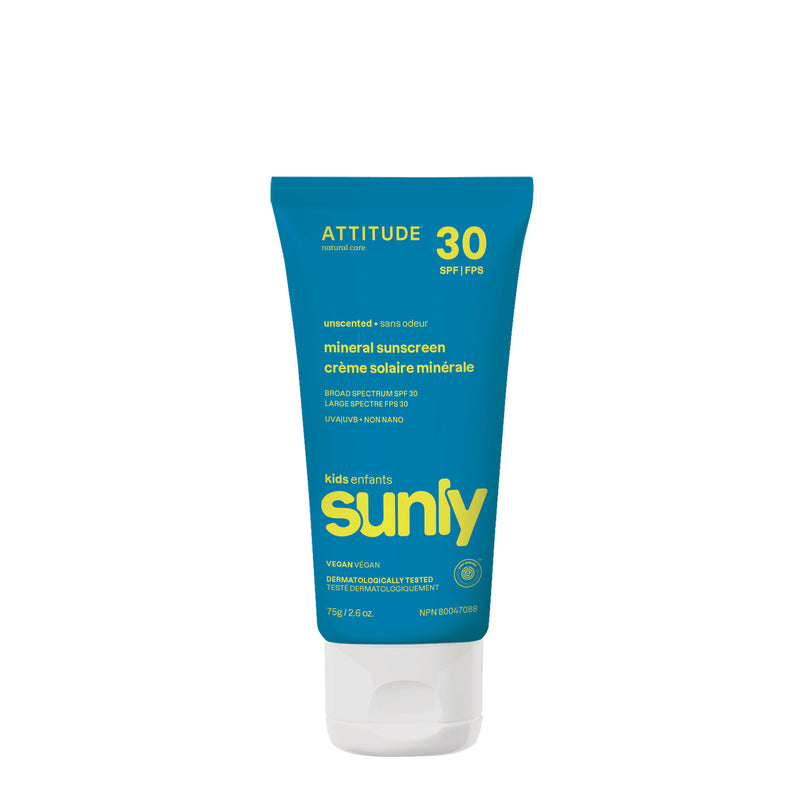 Kids mineral sunscreen SPF 30 : Sunly