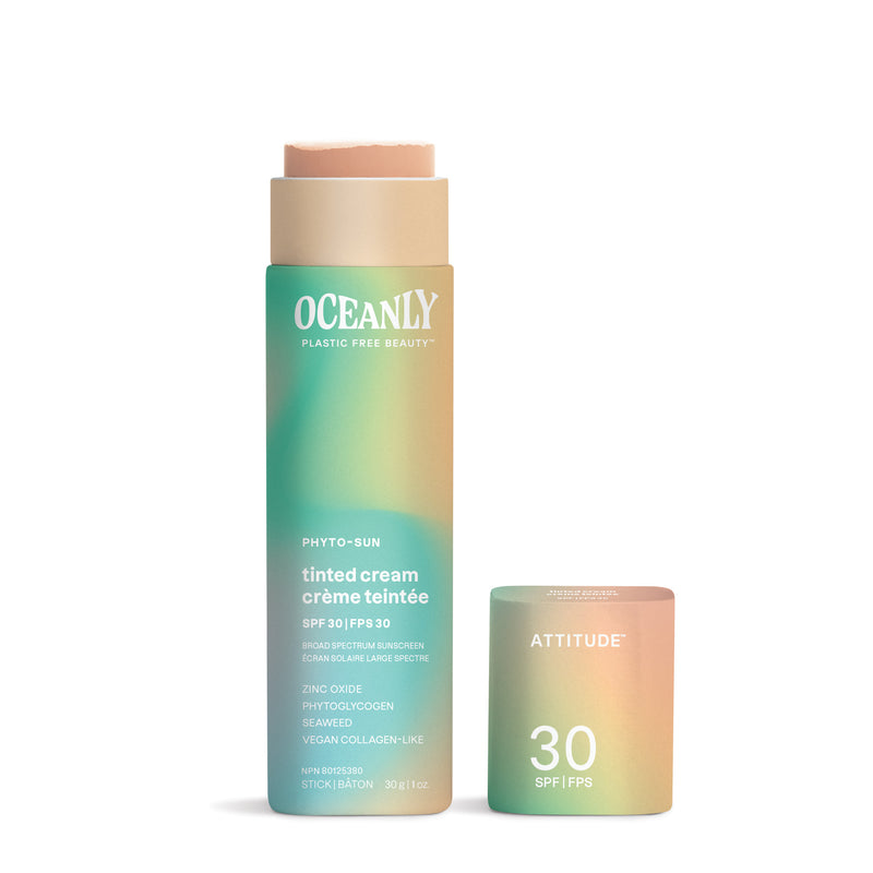 Crème Teintée FPS 30 Solide avec Oxyde de Zinc : Oceanly - Phyto-sun