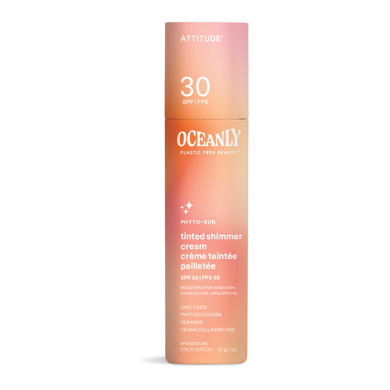Crème Pailletée Teintée FPS 30 Solide avec Oxyde de Zinc : Oceanly - Phyto-sun