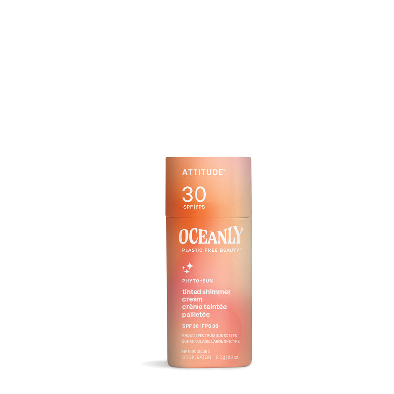 Crème Pailletée Teintée FPS 30 Solide avec Oxyde de Zinc : Oceanly - Phyto-sun