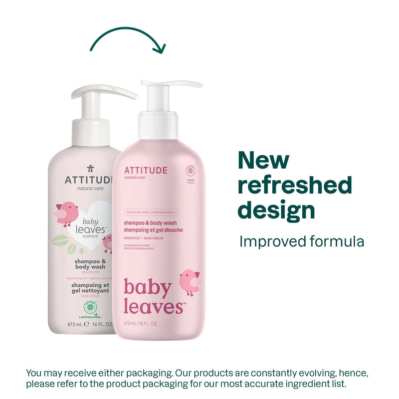 ATTITUDE baby leaves™ 2-In-1 Shampoo and Body Wash Unscented 16615_en? Unscented
