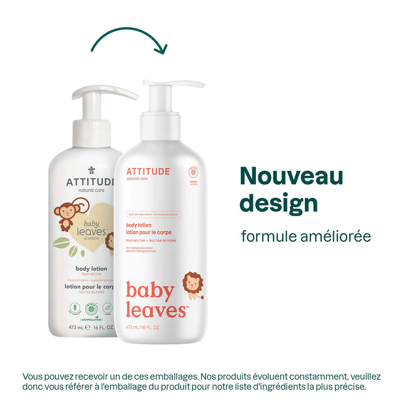 ATTITUDE baby leaves™ lotion pour le corps naturelle 16622_fr? Nectar de poire