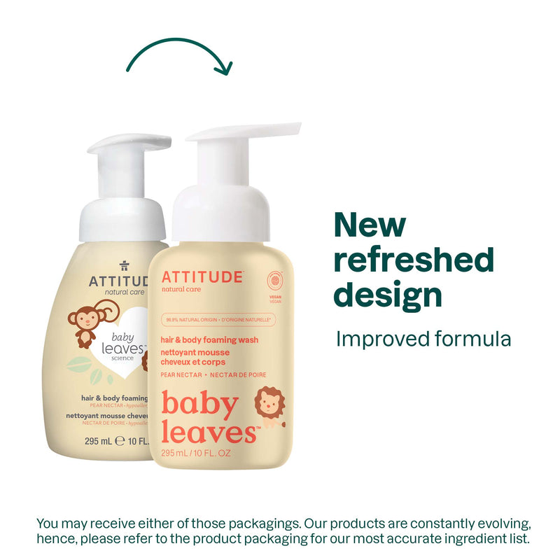 ATTITUDE baby leaves™ 2-in-1 Hair and Body Foaming Wash Pear Nectar 16632_en? Pear Nectar