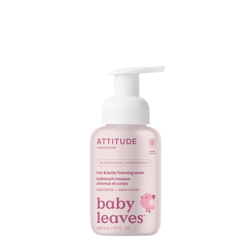 2 en 1 Nettoyant mousse pour cheveux et corps : baby leaves™