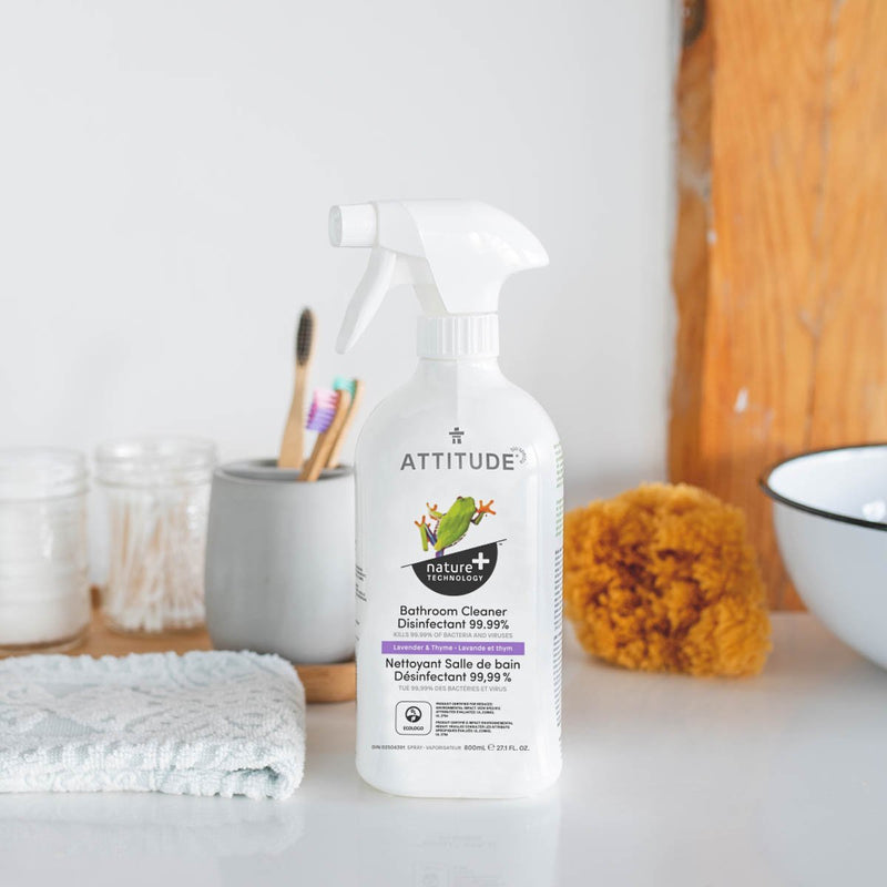 ATTITUDE Nature+ Bathroom Cleaner Disinfectant Lavender Thyme 10482 _en?_hover?