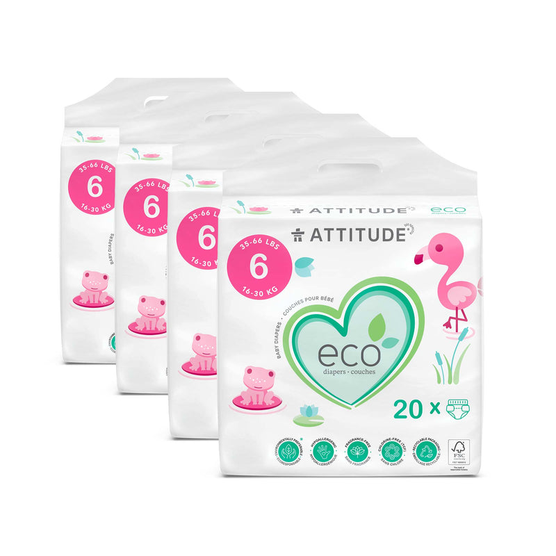 ATTITUDE Eco-friendly Biodegradable Diapers (size 6) - & Disposable BDL_4_16260_en?_main? Size 6 (Weight 35-66 lbs) / 4 units (5% discount)