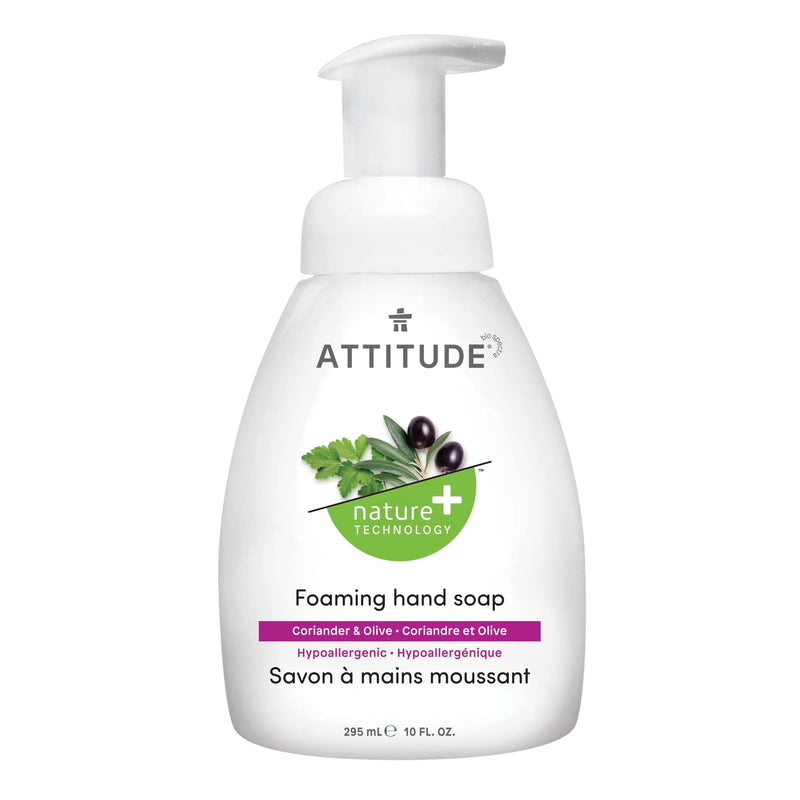 Natural Foaming Hand Soap : Coriande and olive ATTITUDE_en?_main? Coriander and Olive