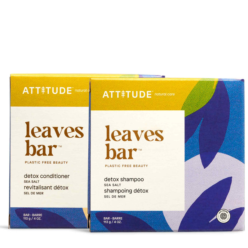 Detox Shampoo & Conditioner Duo : leaves bar™