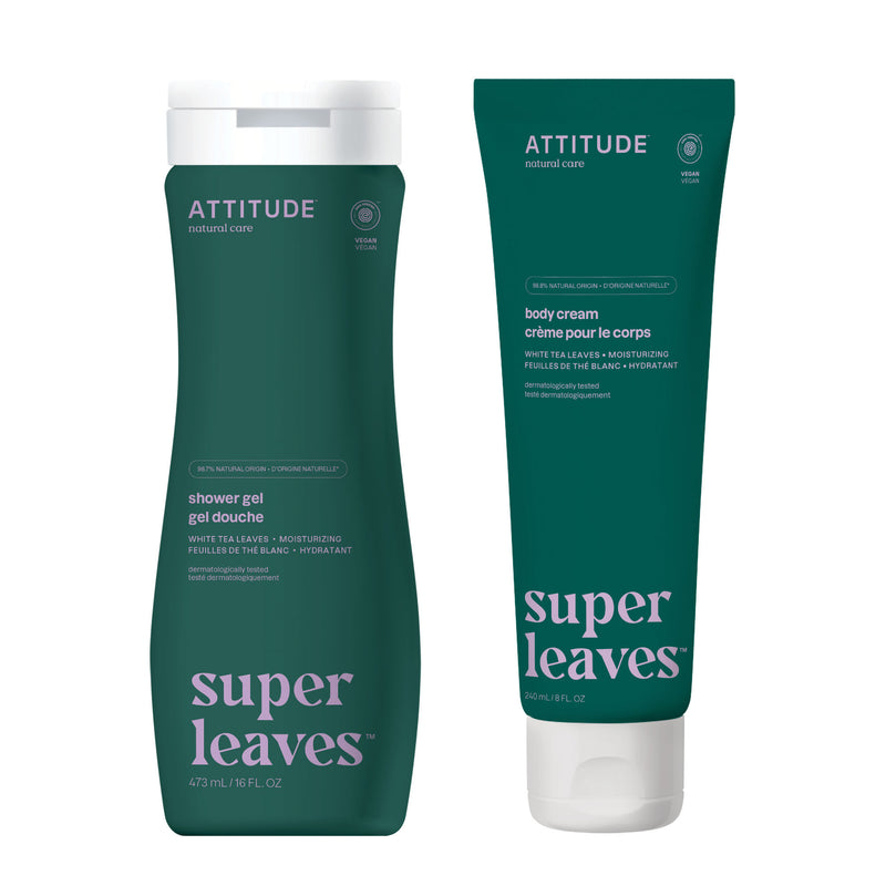 Shower gel + body cream duo : SUPER LEAVES™
