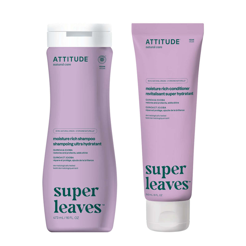 Duo shampoing et revitalisant Ultra hydratant : SUPER LEAVES™
