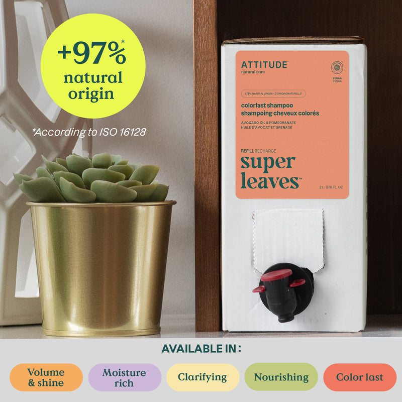 Super Leaves Bulk To Go Color Protection Shampoo - 2L Format - EWG Verified 81024_en? Eco-Refill 2L
