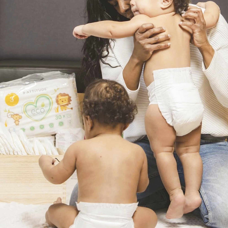 Mom and babies with ATTITUDE diapers Size 3 (Weight 9-20 lbs) / 1 unit 16230_en?_hover?